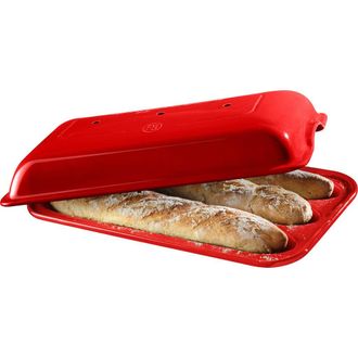 Emile Henry Flame Baguette Baker in Burgundy at Nordstrom