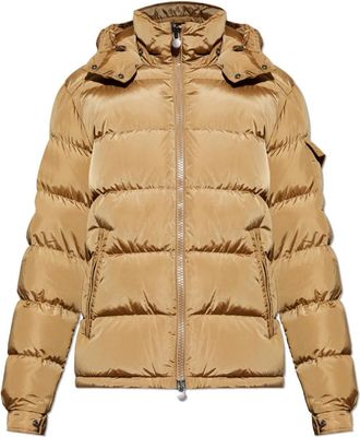 Moncler Maya donsjack - Heren - Gewatteerde jassen - Beige - 2XL - Jassen