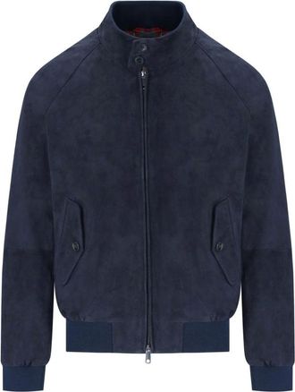 Baracuta Chaqueta bomber de ante azul marino - Jackets - Hombre - Azul - 3XS