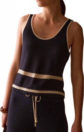 SANCIA Cali Knit Top In Navy