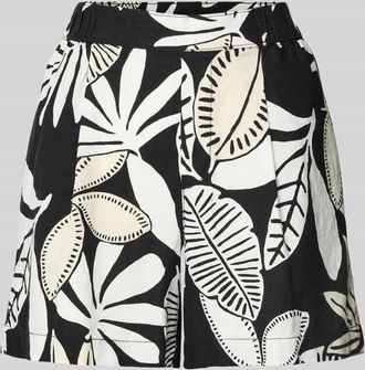 s.Oliver Red Label Relaxed Fit Shorts aus Leinen-Viskose-Mix in Black, Gr&ouml;&szlig;e 36