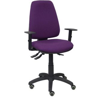 Piqueras y Crespo Silla Elche S Bali Morado Brazos Regulables Ruedas De Parqu&eacute;