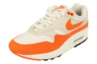 Nike Nike DZ2628 Air Max 1 87 Women Neutral Grey/Safety Orange-White-Black UK 4