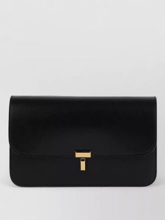 Toteme leather crossbody clutch bag