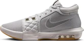 Nike Mens LeBron Witness 8 Basketball Shoes in Grey | FB2239-003
