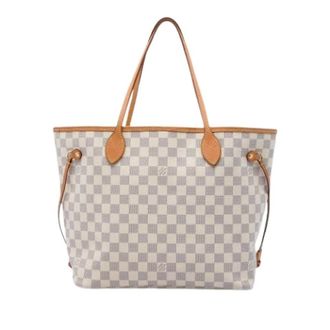 Louis Vuitton Pre-owned Neverfull MM - Pre-owned - Mujer - Blanco - ONE SIZE