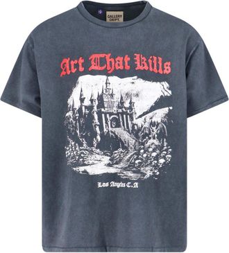 Gallery Dept. Worn Black Graphic T-Shirt