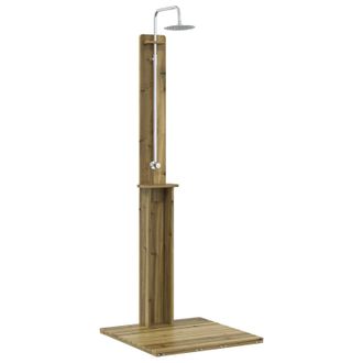 vidaXL Ducha Exterior 206 Cm Natural Vidaxl