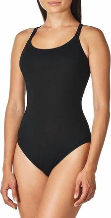 Capezio Classic Double Strap Dance Ballet Camisole Leotard In Black