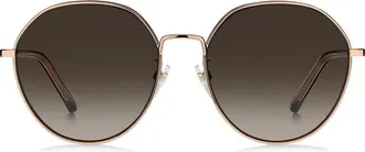 Marc Jacobs MARC 830/F/S 58mm Round Sunglasses in Gold at Nordstrom Rack