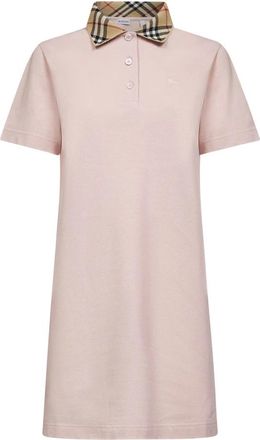 Burberry Dames, Jurken, Roze, Maat: XS Katoen