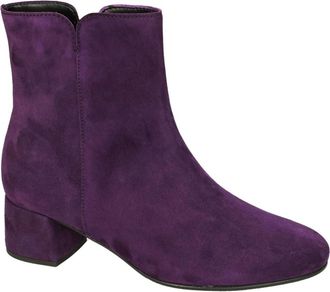 Gabor Schoenen, Dames, Paars, 36 EU, Leer, Samtchevreau (Micro) Enkellaars