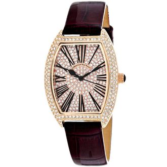 Christian Van Sant Womens Rose gold dial Watch