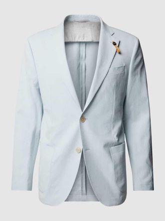 Baldessarini Baldessarini Leinensakko mit aufgesetzten Taschen Modell Surello in Hellblau, Gr&ouml;&szlig;e 52