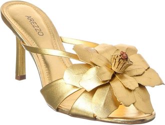 Arezzo Daisy Leather Sandal
