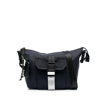 A.P.C. A. p.c. Treck Logo Buckle-fastening Shoulder Bag