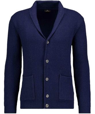 Ragman Collegejacke RAGMAN, Herren, Gr. Blacklist, marineblau, 90% Wolle 10% Baumwolle, Jacken Collegejacke