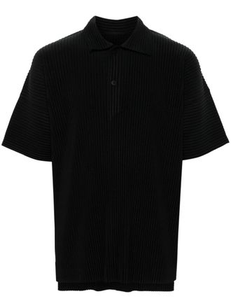 Homme Pliss&eacute; Issey Miyake Polo MC May - Nero