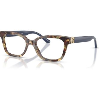 Tory Burch 52mm Square optical glasses in Brown at Nordstrom