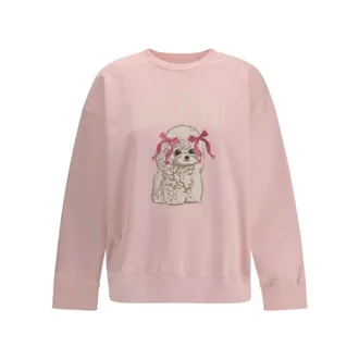 Ganni Mujer, Sudaderas, Rosa, Talla: XS