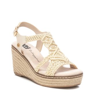 Xti Womens Braided Wedge Sandals