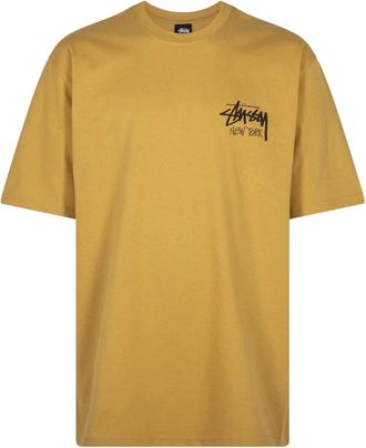 St&uuml;ssy Basic T-shirt - unisex - Cotton - L - Yellow