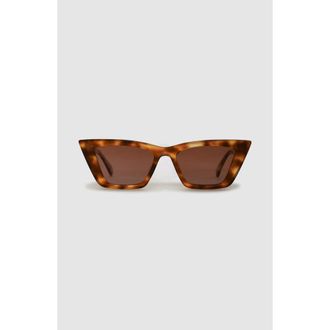 Anine Bing Lille Sunglasses in Tortoise at Nordstrom