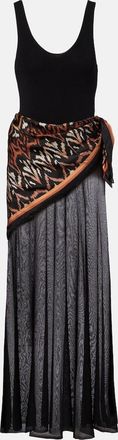 Zimmermann Aster scarf-detail maxi dress