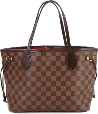 Louis Vuitton Ebene Damier Canvas Handbag Tote Bag (Pre-Owned)