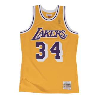 Mitchell & Ness x NBA Los Angeles Lakers 1996-97 Home Swingman Jersey Shaquille ONeal 34 SMJYGS18177-LALLTGD96SON