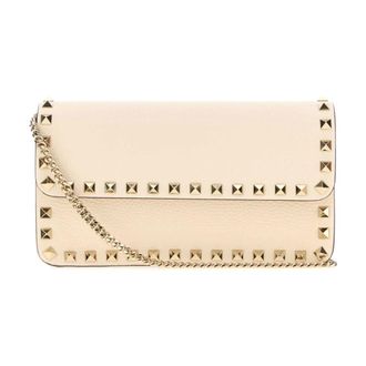 Valentino Garavani Dames, Tassen, Wit, Maat: ONE Size Leer