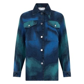 Alberta Ferretti Alberta Ferretti, Denim Jackets, female, Blue, Size: XS Denim Jacket