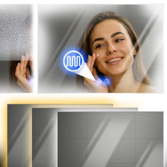 OEM Espejo Rectangular Calefactable Cronos De 80x60 Cm