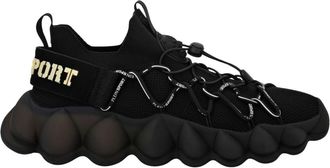 Plein Sport Schoenen, unisex, Zwart, 45 EU, Nylon, The Bubble Gen. X.02 Tiger