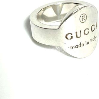 Gucci Silver Silver 925 Band Ring (Pre-Owned)
