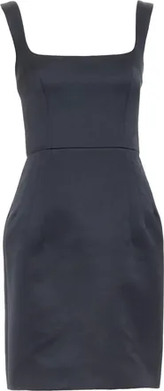 Emilia Wickstead Salma Duchess Satin Structured Hip Dress