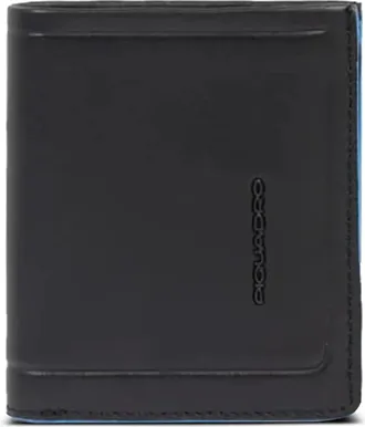 Piquadro leather wallet - men - Polyester/Calf Leather - One Size - Black
