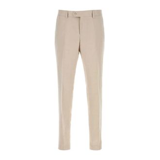HUGO BOSS Hugo, Suit Trousers, male, Beige, Size: M Lyocell Blend Pant