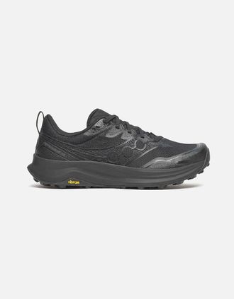 Saucony Mens Saucony Peregrine 16 GTX Gore-Tex Trail Running Trainers - Triple Black - Size: 11