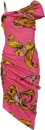 Versace Jeans Couture Barocco print dress - Pink