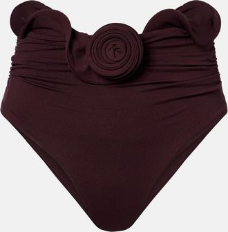 Magda Butrym Floral-appliqué bikini bottoms