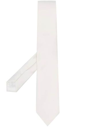 Tagliatore White Pointed Tie
