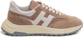Hogan Hyperlight Sneaker - Heren - Sneakers - Bruin - 44 EU - Leer - Schoenen