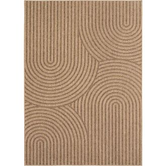 Nazar Rugs Alfombra interior/exterior con aspecto de yute - 140x200