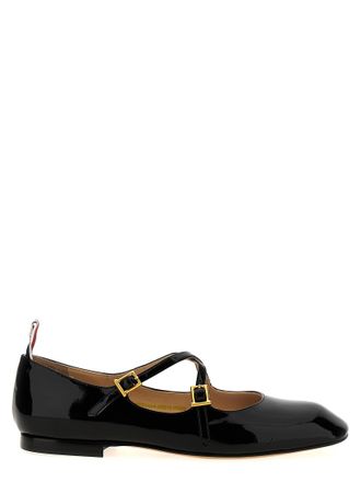 Thom Browne Womens Thom John Ballet Flats