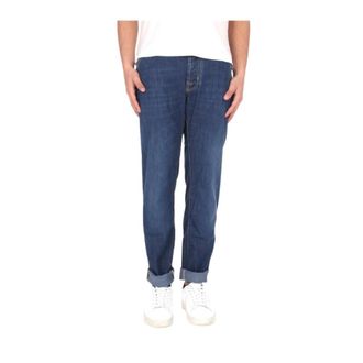 Jacob Cohen Rechte jeans - Heren - Jeans - Blauw - Maat: W31 Katoen