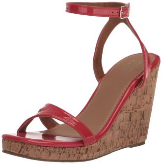Yoki Women Wedges Sandal, Coral, 6.5 UK