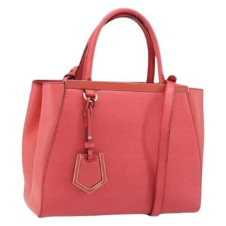 Fendi Pre-owned Vintage Handtas - Dames - Vintage Handtas - Roze - ONE Size - Leer - Vintage