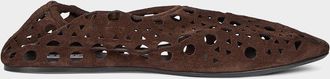 Alaia Neo Vienne Suede Slippers