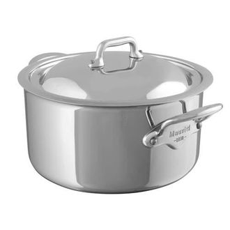 Bloomingdale's MCook 1.9 qt. Stainless Steel Stewpan & Lid in Silver at Nordstrom
